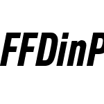 FFDinProCond-BlackItalic