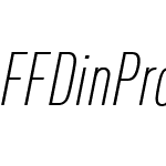 FFDinProCond-LightItalic