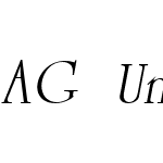 AG-Unifine_Italic