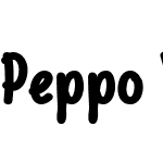 PeppoW01-BoldCondensed