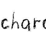 charcoal font