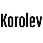 Korolev W01 Cmp Bold