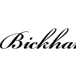 Bickham Script Pro