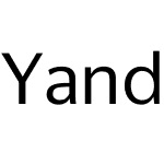 Yandex Sans Display Web Reg