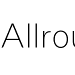 Allrounder Grotesk