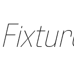 Fixture Italic