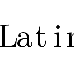 Latin Modern Math monospacified for Inconsolata