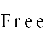 FreeSerif monospacified for DejaVu Sans Mono