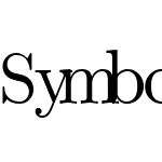 Symbola monospacified for Terminus (TTF)