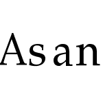 Asana Math monospacified for Consolas