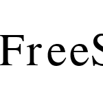 FreeSerif monospacified for Inconsolata