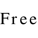 FreeSerif monospacified for mononoki