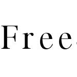 FreeSerif monospacified for Consolas