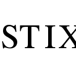 STIX Math monospacified for Inconsolata LGC for Powerline