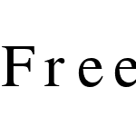 FreeSerif monospacified for Inconsolata LGC for Powerline