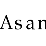 Asana Math monospacified for DejaVu Sans Mono