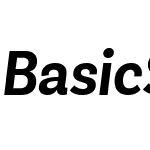 Basic Sans Narrow Alt Semi Bold