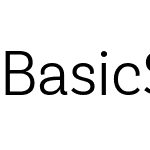 Basic Sans Narrow Light