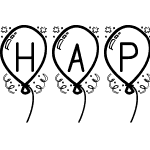 Happy Balloon St PERSONAL USE