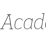 Academy Serif