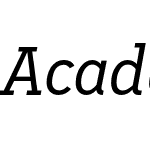 Academy Serif