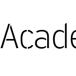 Academy Sans Stencil