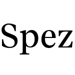 Spezia Serif