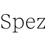 Spezia Serif