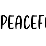 Peaceful Heart Sans