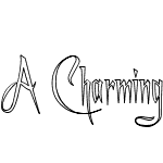 A Charming Font Outline