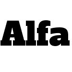 Alfa Slab One