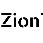 ZionTrain Pro Stencil Demibold