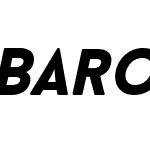 Baron Neue Black Italic