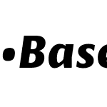 BaselNeue-BlackItalic