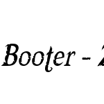 Booter - Zero Five