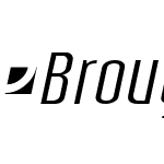 Brougham-CondensedThinItalic