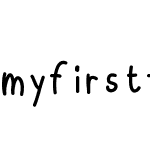 myfirstfont