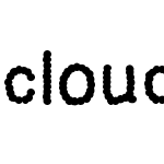 cloudyfont