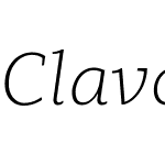 Clavo-ExtraLightItalic