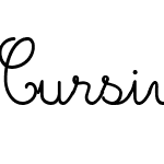 Cursive standard