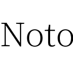 Noto Serif CJK JP