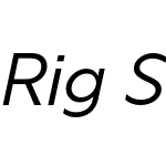 Rig Sans