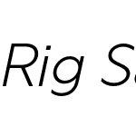 Rig Sans