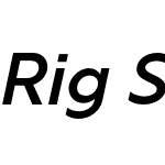 Rig Sans