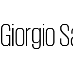 Giorgio Sans Web Light