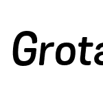 GrotaSansAltRounded-SemiBoldIt