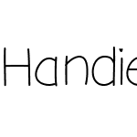 Handie Sans Thin