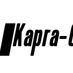 Kapra-CondensedItalic