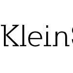 KleinSlabserif-Light