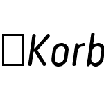 Korb-Italic